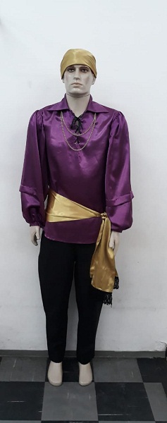 Cigano roxo e dourado